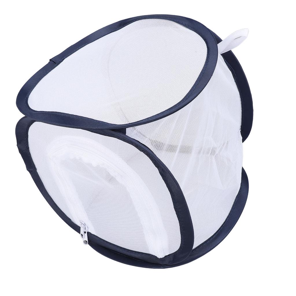 Butterfly Habitat Cage Zipper Opening Door Breathable Foldable Portable Outdoor Butterfly Mesh Cage 