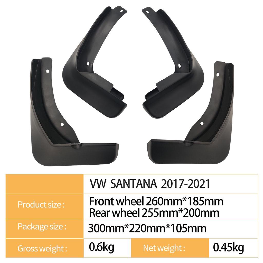Volkswagen Santana 2017-2021 Tire Mudguard