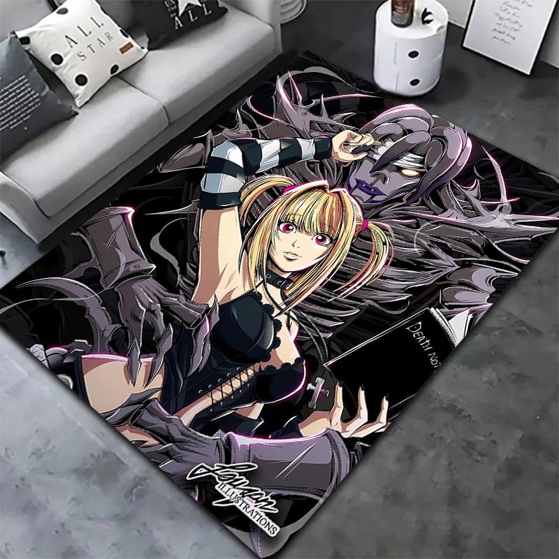 Amane Misa Death Note Carpet Rug For Living Room Bedroom Home Sofa Decoration Kids Play Nonslip Floor Mat