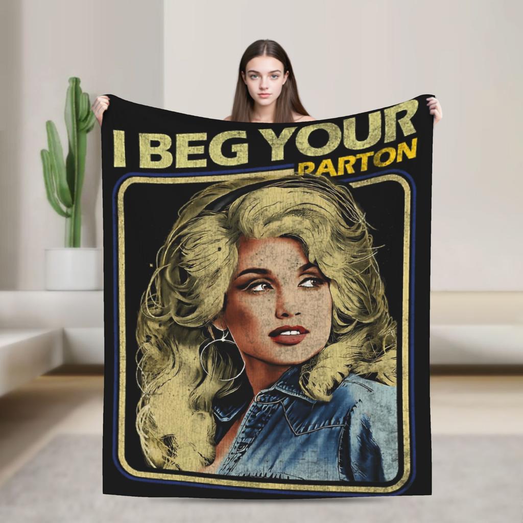 Rip Dolly Parton Blanket Multiple Sizes Soft And Lightweight Throw Blankets For Sofa Couch And Bed