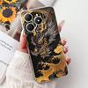 4G Clear For Realme Note 60 Case RMX3933 Luxury Butterfly Love Flowers Cool Lion Painted Phone Case For Realme Note 60X RMX3938