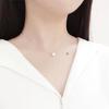 Beixi S925 Sterling Silber Muschelperlen-Halskette für Damen - Einfach, Elegant, Koreanischer & Japanischer Stil