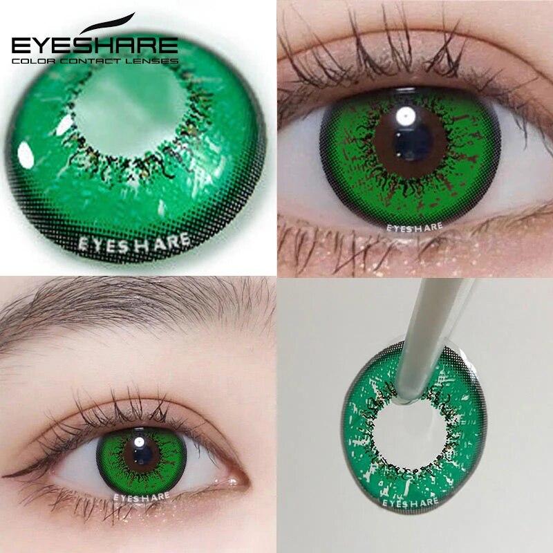 AMARA 2 Stück Cosplay Anime Augen Linsen für Augen AYY Serie Make-up Sharingan Beauty Kontaktlinsen Augenkosmetik Farblinse Augen