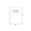 Multiple Pockets Photo Album Refill Pages Transparent Card Stamp Die Jewelry Storage