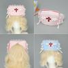 Y2K Medical Nurse Hat Cosplay Accessory Anime Lolita Fashion Adult Costume Photography Prop
