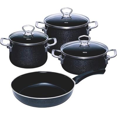 Enamel New Black Magic Cookware Set, 5 Pieces (0558-009)