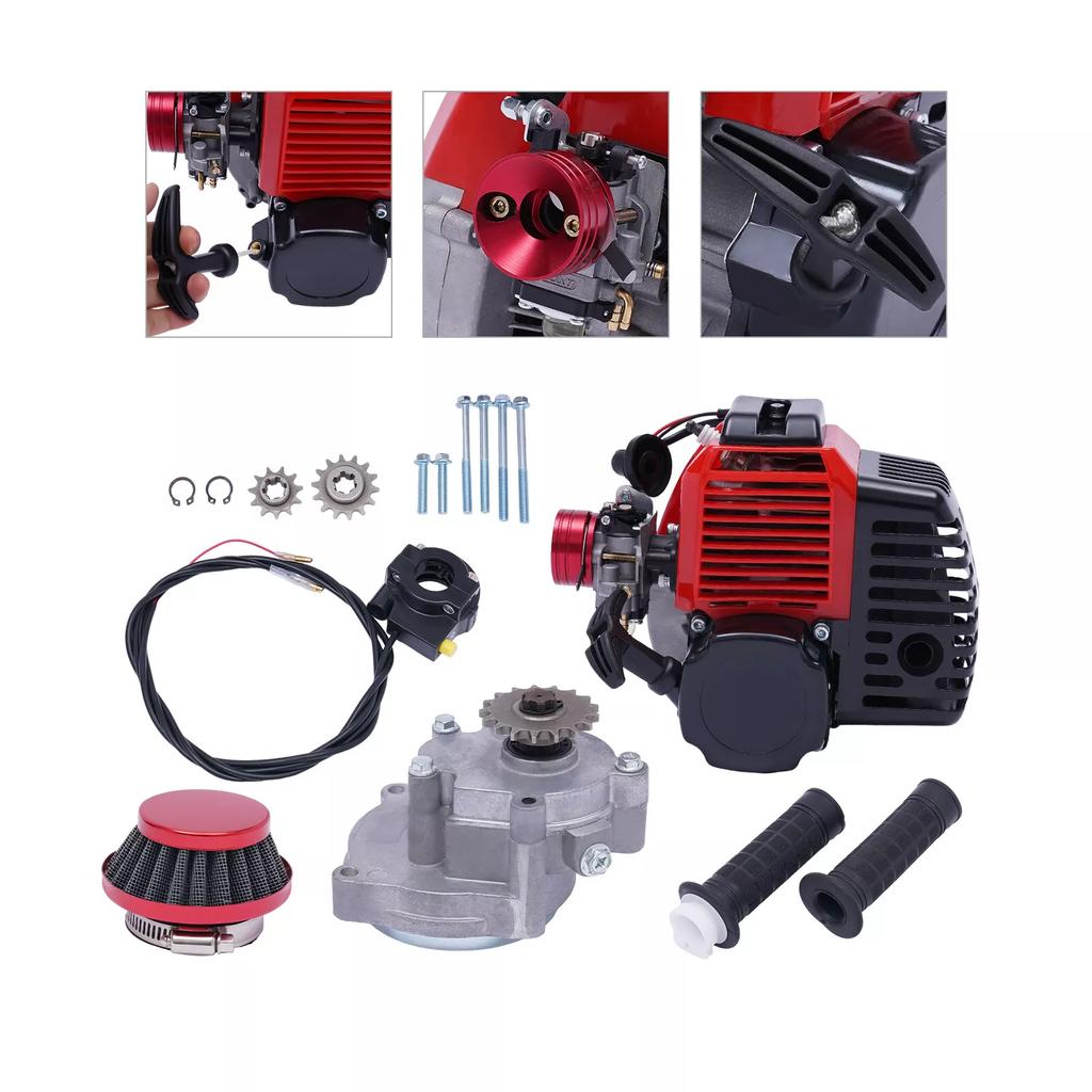 49CC 2-Stroke Gas Engine Kit – Bicycle Motor Conversion for Chain Scooter