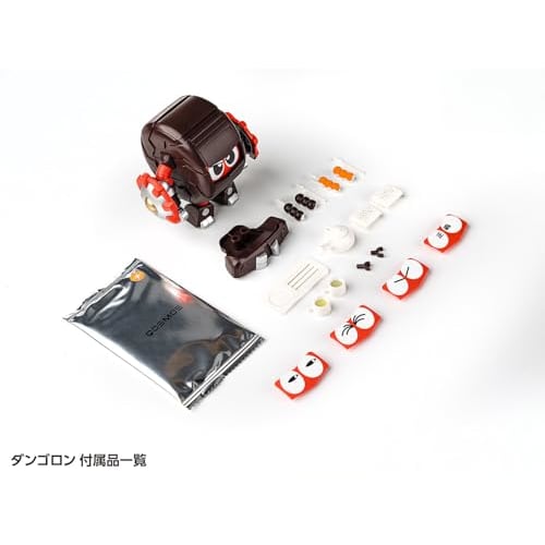 Wave Tachibana Neko Kogyo QOSMOS Series Bee Robo Kabutack Gerotan & Dangoron Set, Non-Scale, Approximately 10cm Tall, Pre-Colored Plastic Model Kit, K