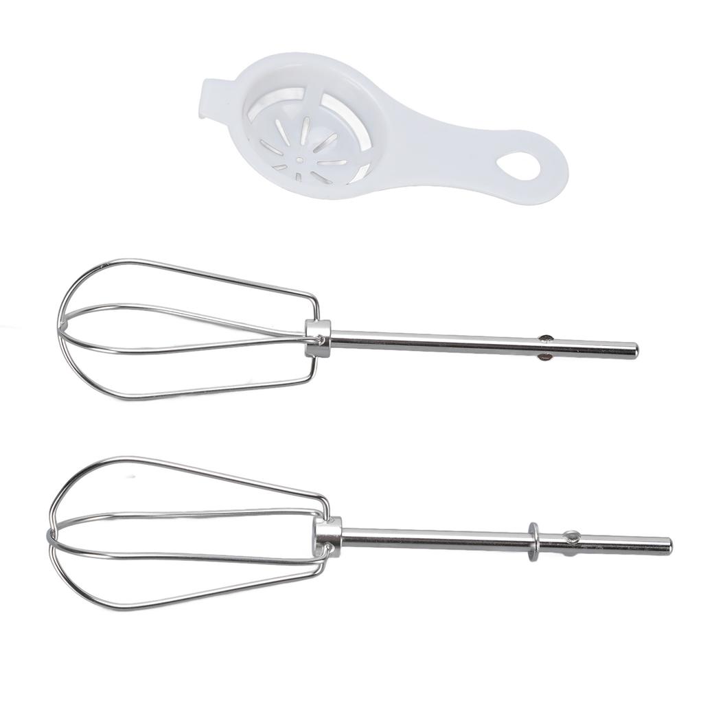 Hand Mixer Attachments Stainless Steel Hand Mixer Beaters with Egg Separator for Replacement