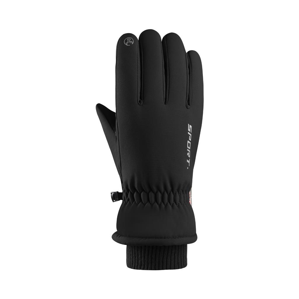 Warm Skiing Fleece  Anti Slip Touch Screen Cycling Sports  Cold Proof  Outdoor Windproof and Waterproof Winter Gloves