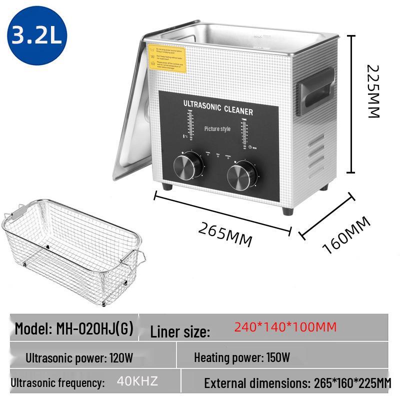 

Compact Industrial Ultrasonic Cleaner for PCBA, UV Print Head, and Desktop Degreasing