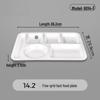 Melamine Multi-Compartment Fast Food Tray