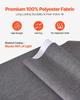 Panel Track Blinds Extendable Track 116 Cm To 218 Cm W Trimmable Dark Gray