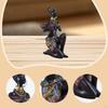 African Sculpture Decorative Figurine Tea Light Candle Holder Tabletop Ornament for Desk Entryway