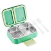 Lunch Box Termica in Acciaio Inossidabile per Bambini, 2 Scomparti, Ermetica, Contenitore Bento, per Scuola, Ufficio, Picnic