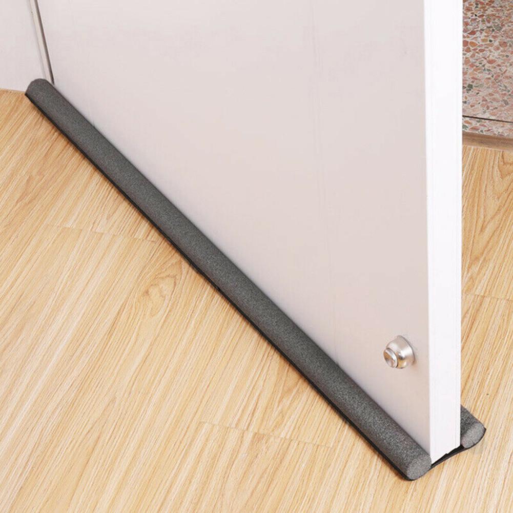 93cm Under Door Waterproof Seal Strip Draught Excluder Stopper Door Bottom Guard Double Silicone Rubber Seal Soundproof
