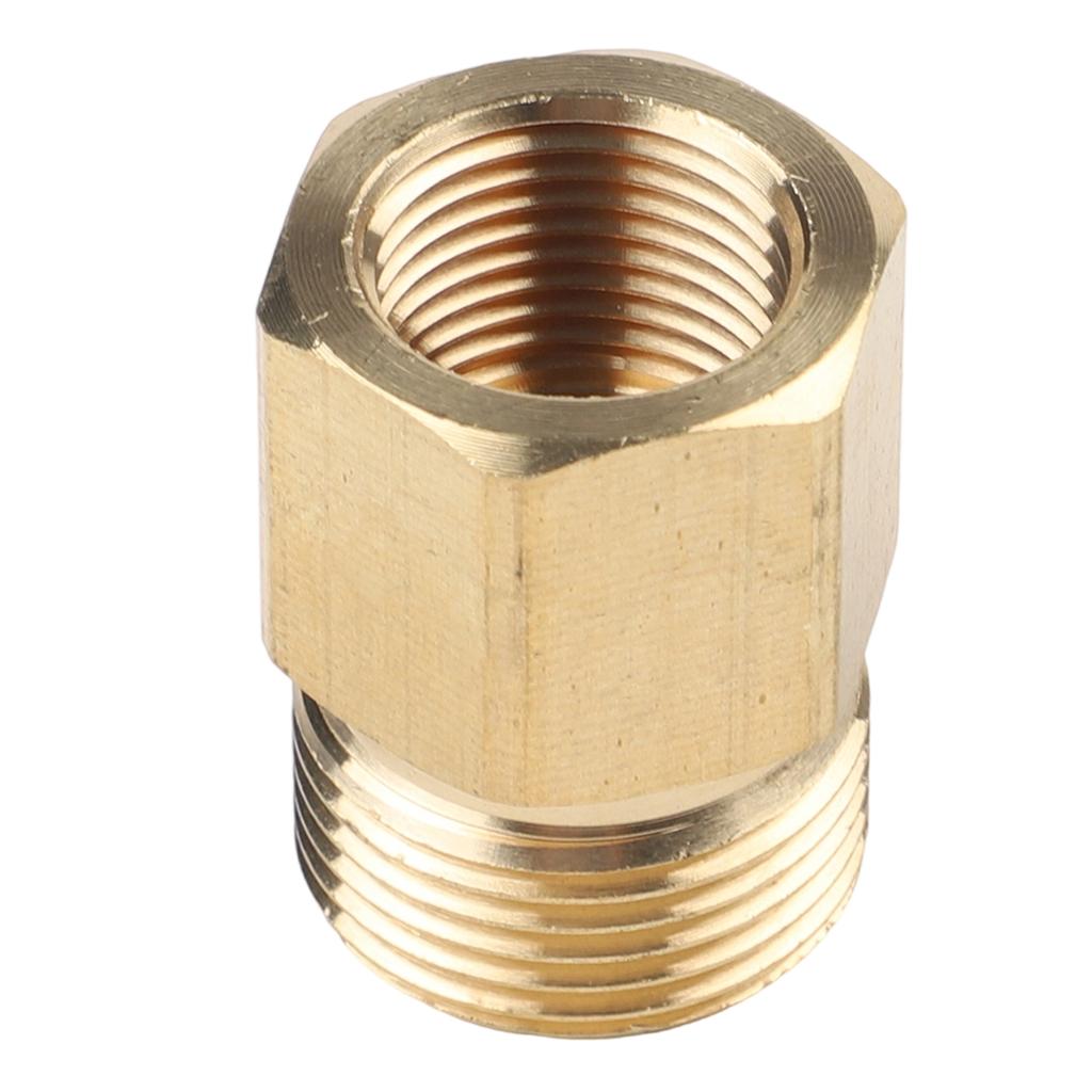 Brass For Pressure Washer Adapter M22For X1 5 To G3/8 Female Thread Connector Compatible with Hose For Lance Pump and Cleaner
