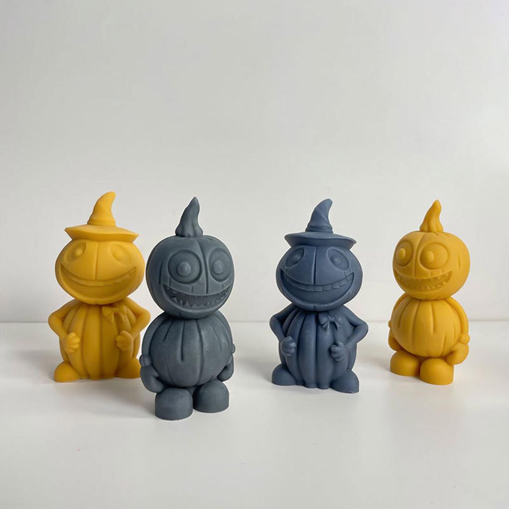 3D Pumpkin Resin Mold Skull Candle Molds DIY Craft Silicone Handmade Candle Making Mould Epoxy Casting Tool