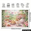 2D Afternoon Tea Party Backdrop Floral Teapot Photo Booth Background