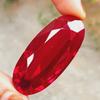 90.00 Cts Natural Mozambique Red Ruby Oval Cut Certified Gemstone