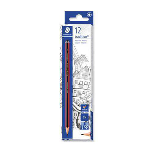Staedtler Tradition Lead Pencils (12/box) (2H)