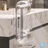 Waterproof Suction Cup Door Handle Anti-Slip Reusable Sliding Door Handle Removable Bathroom Wardrobe Door Handle