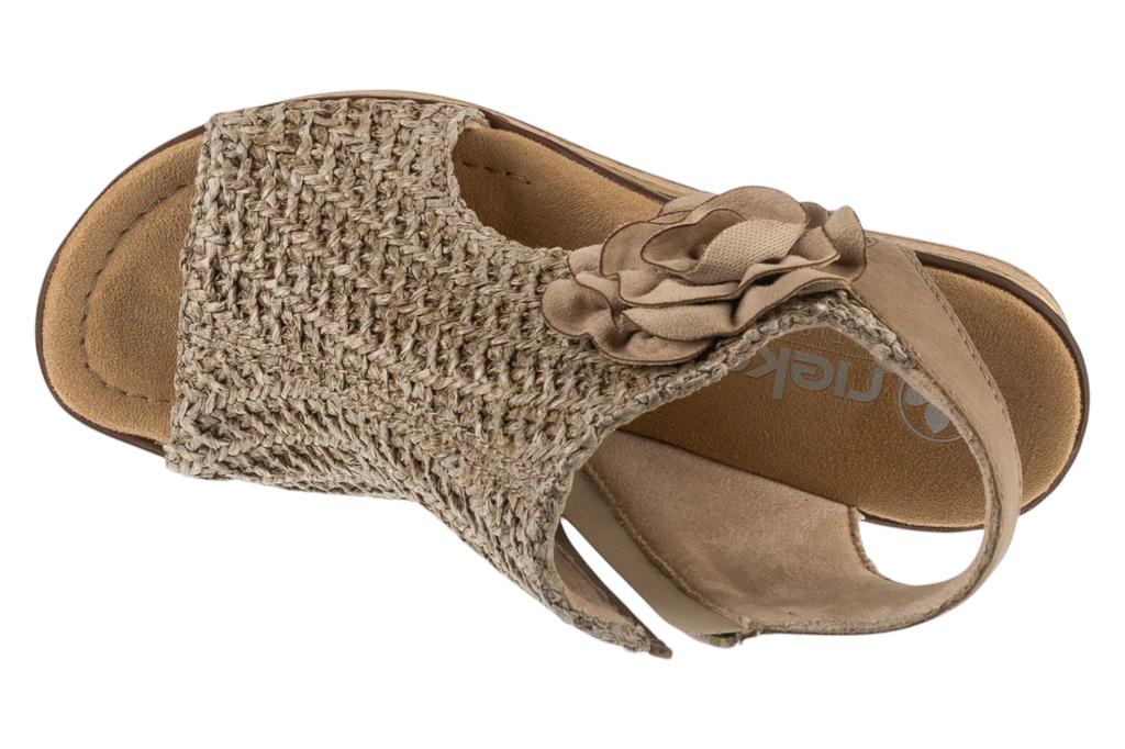 Rieker Sandals 63791, Womens grey Sandals