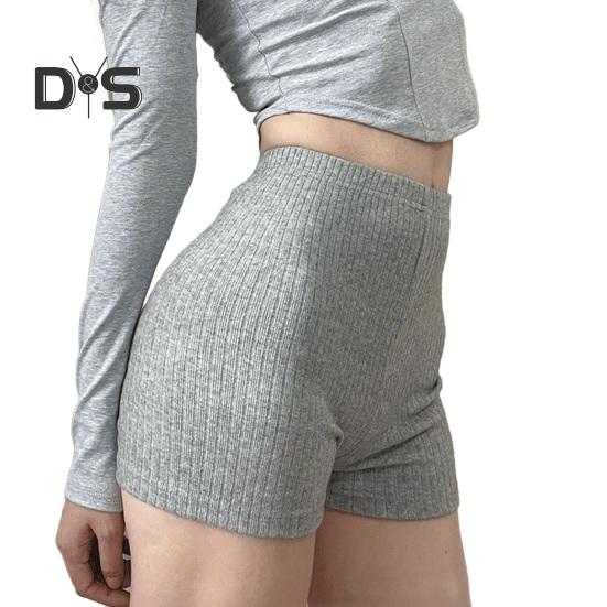 

Женские шорты для йоги с высокой талией, приподнятые ягодицы, спортивные шорты, сексуальные однотонные дышащие леггинсы, универсальная одежда L серый