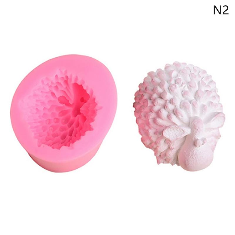 3D Cute Sheep Silicone Candle Molds Forms Diy Handmade Animal Candle Making Soap Clay Plaster Resin Moulds Cake Decorating Tools