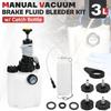 Car Manual Brake Fluid Bleeder Kit 3L Vacuum Brake Pressure Fluid Pump Professional Brake Flush Machine Pneumatic Brake Bleeder