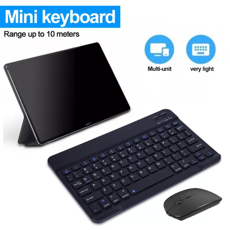 Wireless Bluetooth Keyboard And Mouse Set With Multilingual Support For Arabic Spanish French And Russian Devices