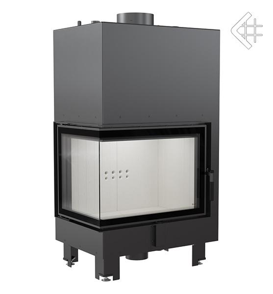 Water heating fireplace KRATKI MBZ Left 13 kW Ø 200