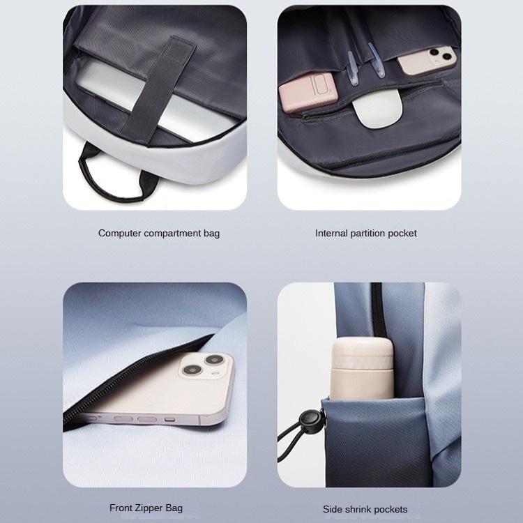 New Gradient Color Backpack for Men, Laptop Backpack, High School and College Students