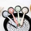 Household Items  Nordic Color Long Handle Pot Brush Kitchen Non Stick Oil Non Damage Hand Wash Dishes Wash Pot Sink Brush