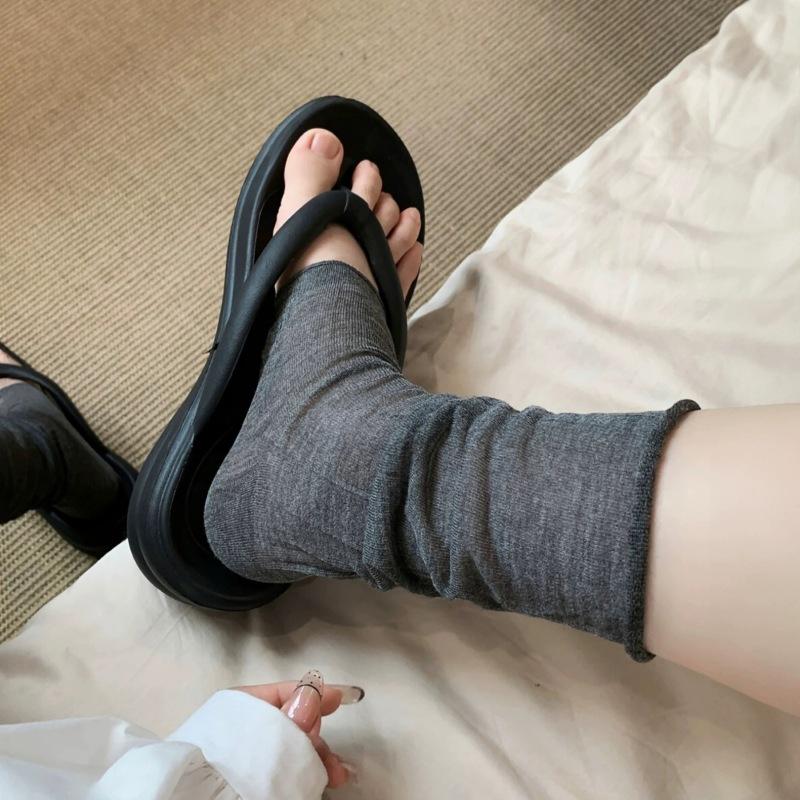 Foot-wearing Versatile Sun Protection Stack Socks - Simple, Ultra-thin, Non-slip, Skin-friendly Foot-wearing Short Socks Set