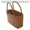 Flower Basket Crafts Seaweeds Woven Basket Bag Laundry Basket Large Capacity Handbag Room Decoration Gift Durable