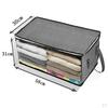 Bed Clothes Storage Bag Foldable Organizer Container for Quilts Sweaters