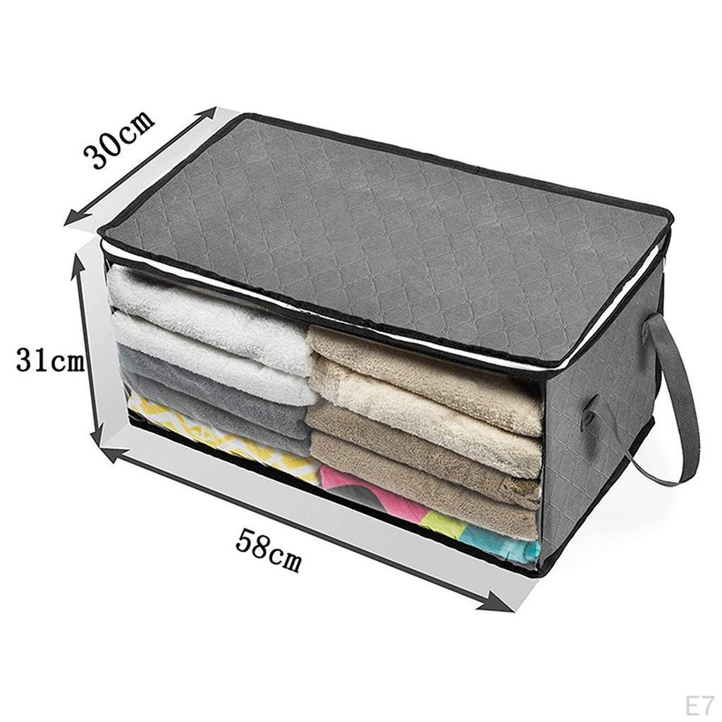 Bed Clothes Storage Bag Foldable Organizer Container for Quilts Sweaters