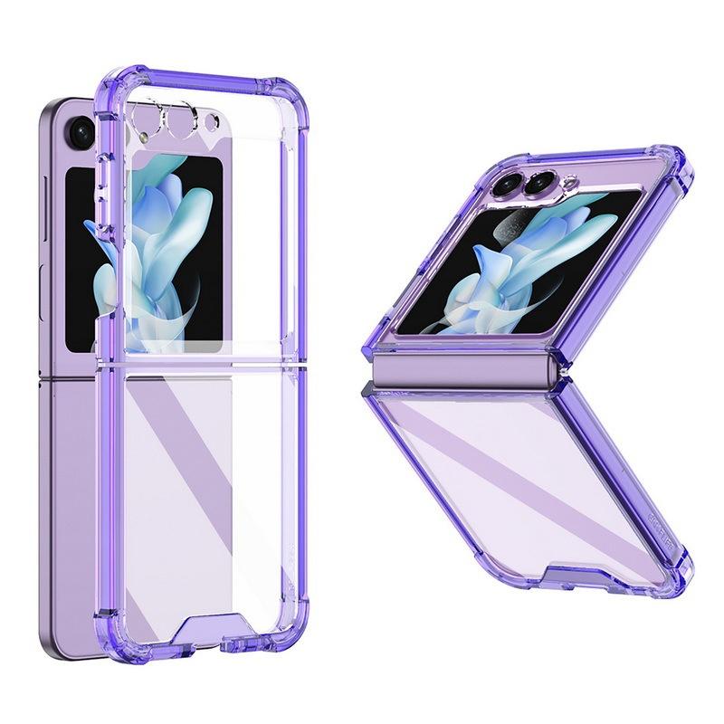 Stylish Galaxy Z Flip5 Protective Case Foldable And Simple Design Anti-drop Function