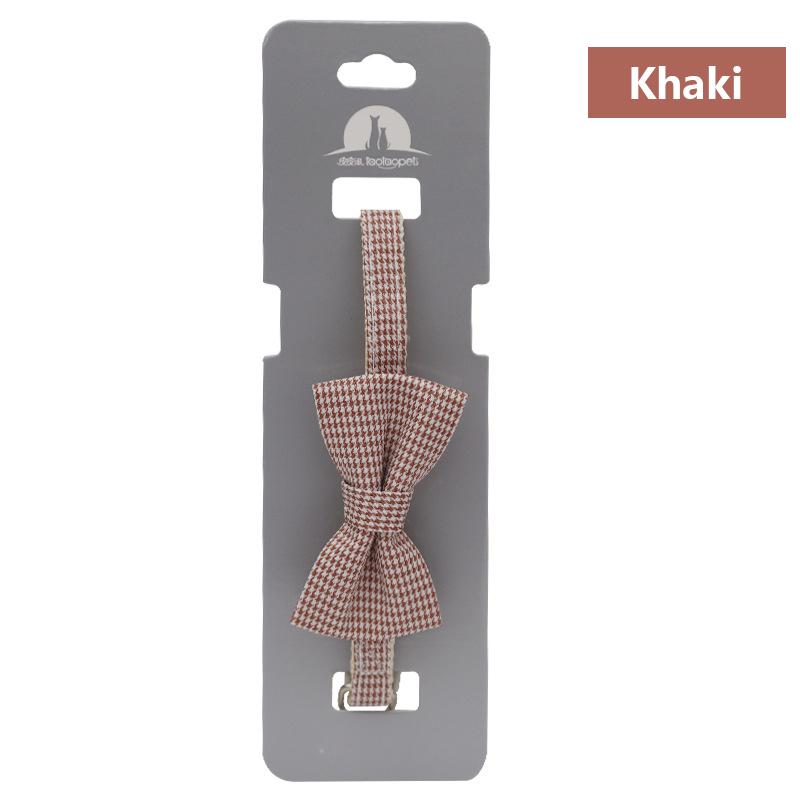 

Комплект ошейников-бантов для собак - регулируемые, разных цветов для крупных пород - идеально подходит для весны/лета и празднования Дня независимости хаки