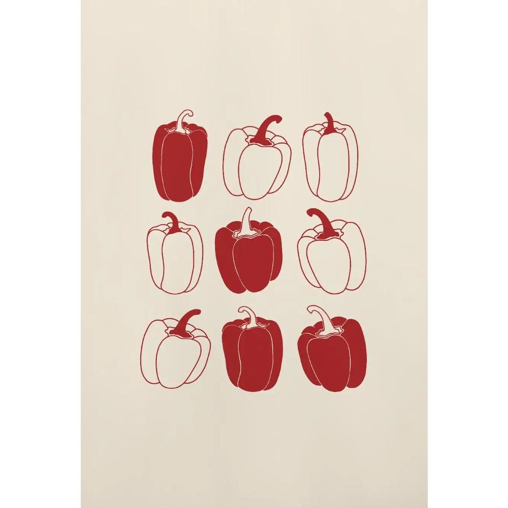 Minimalist Simple Fruits Vegetables Posters Onion Tomato Corn Abstract Modern Prints Canvas Wall Pictures Home Living Room Decor