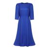 ZANZEA Women Casual Round Neck Summer 3/4 Sleeve Elegant Dress