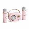 Karaoke tragbarer kabelloser Bluetooth-Lautsprecher mit Mikrofonmaschine Radio FM Caixa De Som Mini-Soundbox Musik kleine Säule Mp3