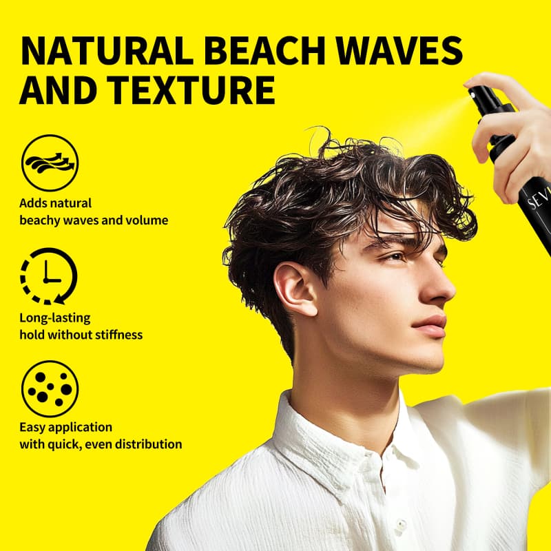 Natural Salt For Spray Sea Men Hair Volume Powder Sea Salt Hair Mist Spray Long Lasting Hold Hair Styling Spray Christmas Gifts