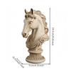 Horse Head Bust European-Style Statue Tan for Entryway
