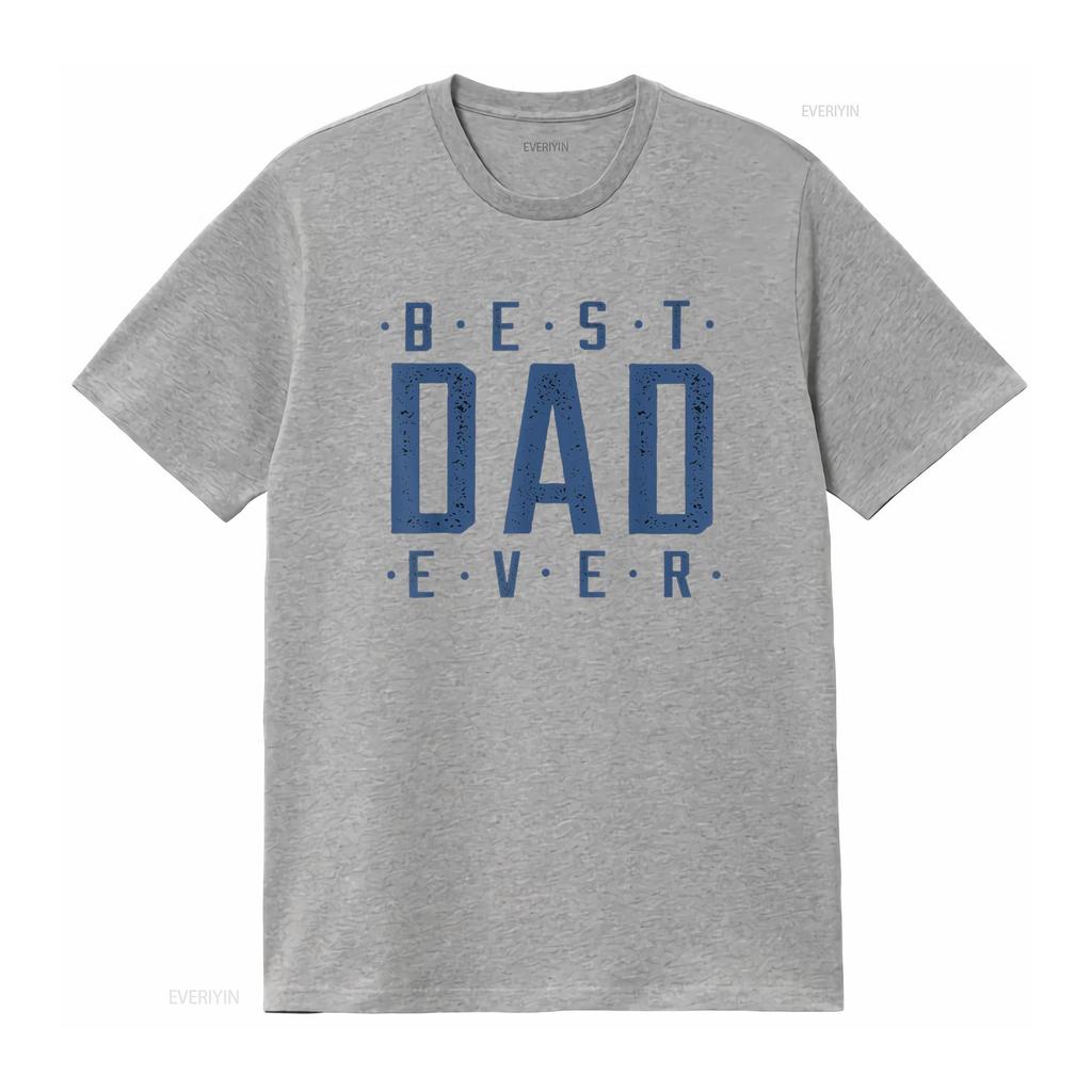 Mens Best Dad Ever Father s Day T Shirt vintage Washed Top For Everyday Wear Stylish Breathable Unisex streetwear Versatile