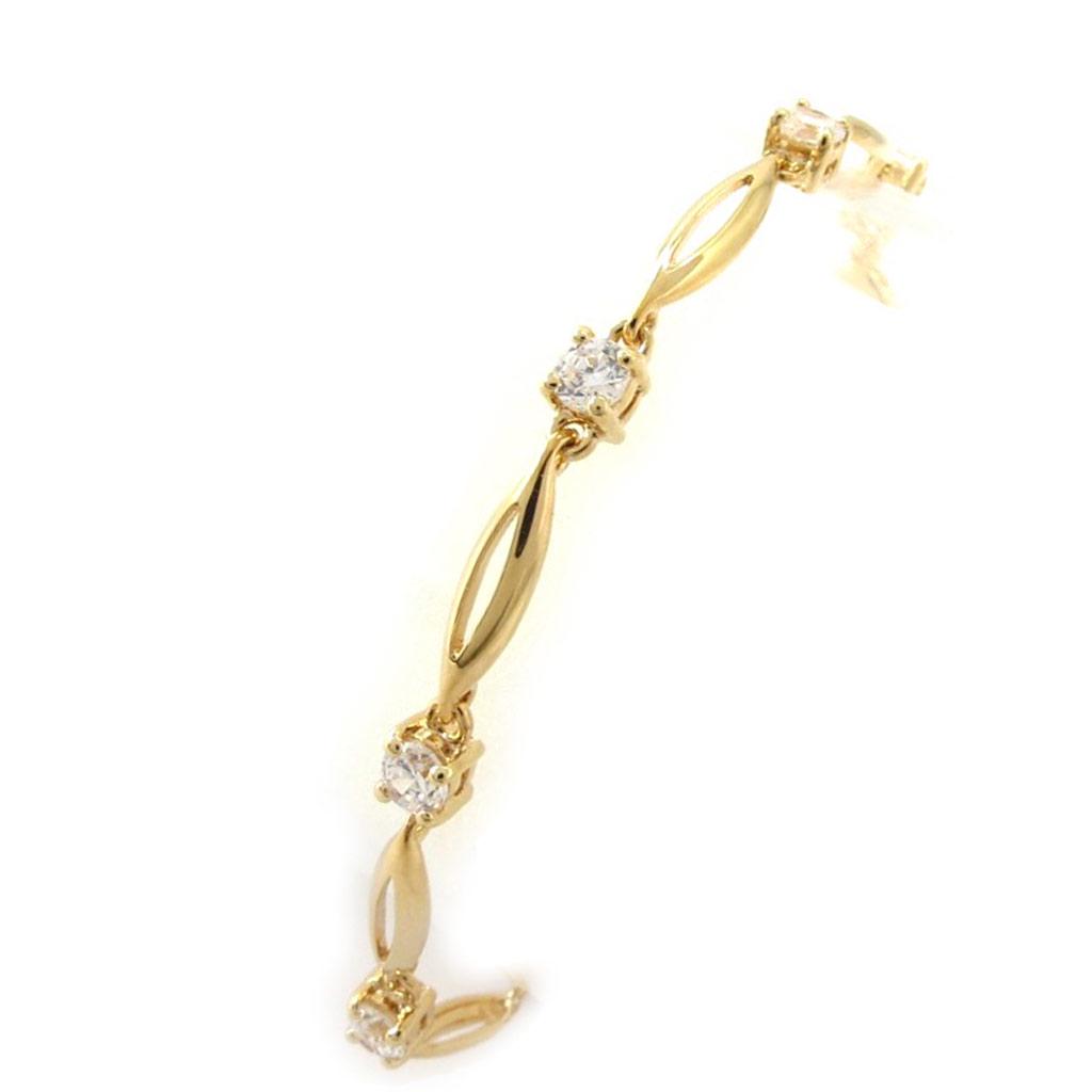 Altesse [G2462] - Gold Plated Bracelet 'Goddess'