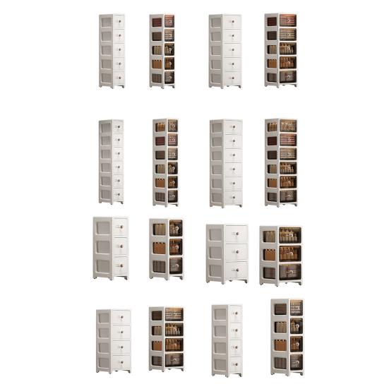 Schmaler Kommodenschrank Badezimmer-Aufbewahrungsturm mit mehreren Schubladen Schlanke Kommode Schubladenschrank für Wäscheschrank Schlafzimmer Kleine Räume