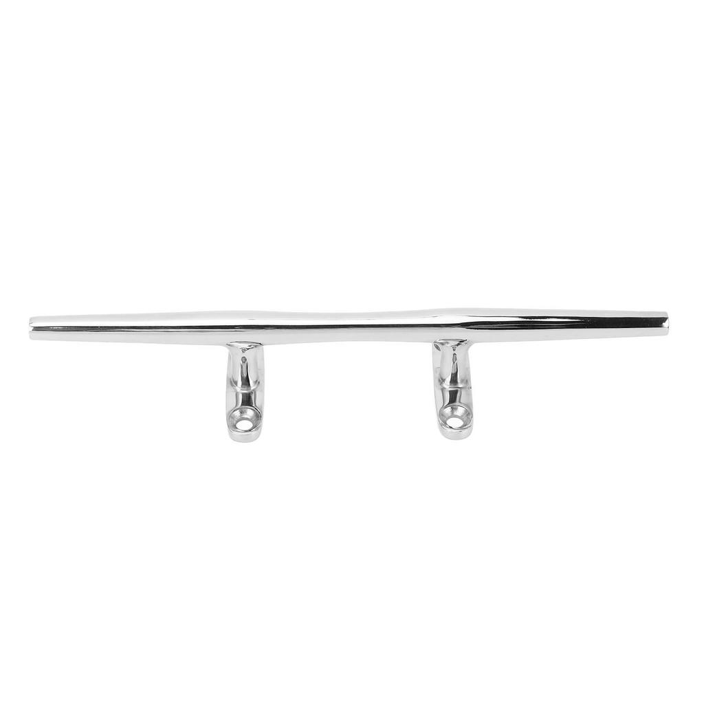 Boat Cleat 316 Stainless Steel High Polished 12in Round Marine Grade Rope Cleat for Yacht Speedboat 
