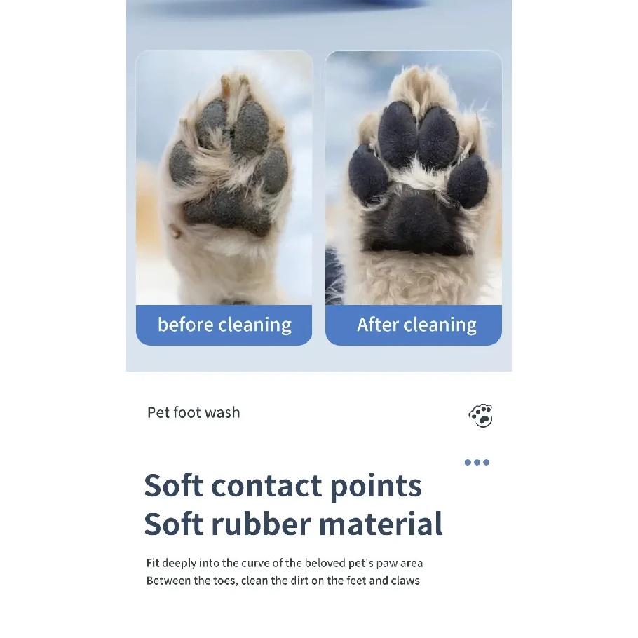Electric Automatic Pet Foot Washing Machine Portable Quick Clean Low Noise Waterproof Dog Paw Cleaner Foot Cup